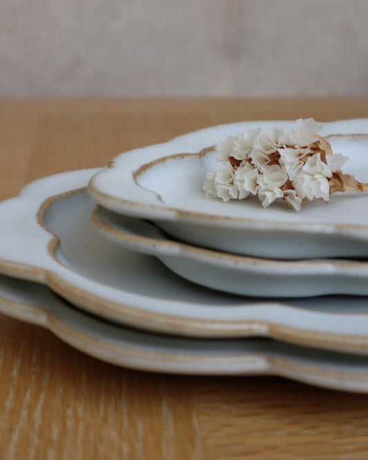 Flower Cloud Plate - Norio Nakabayashi Collection