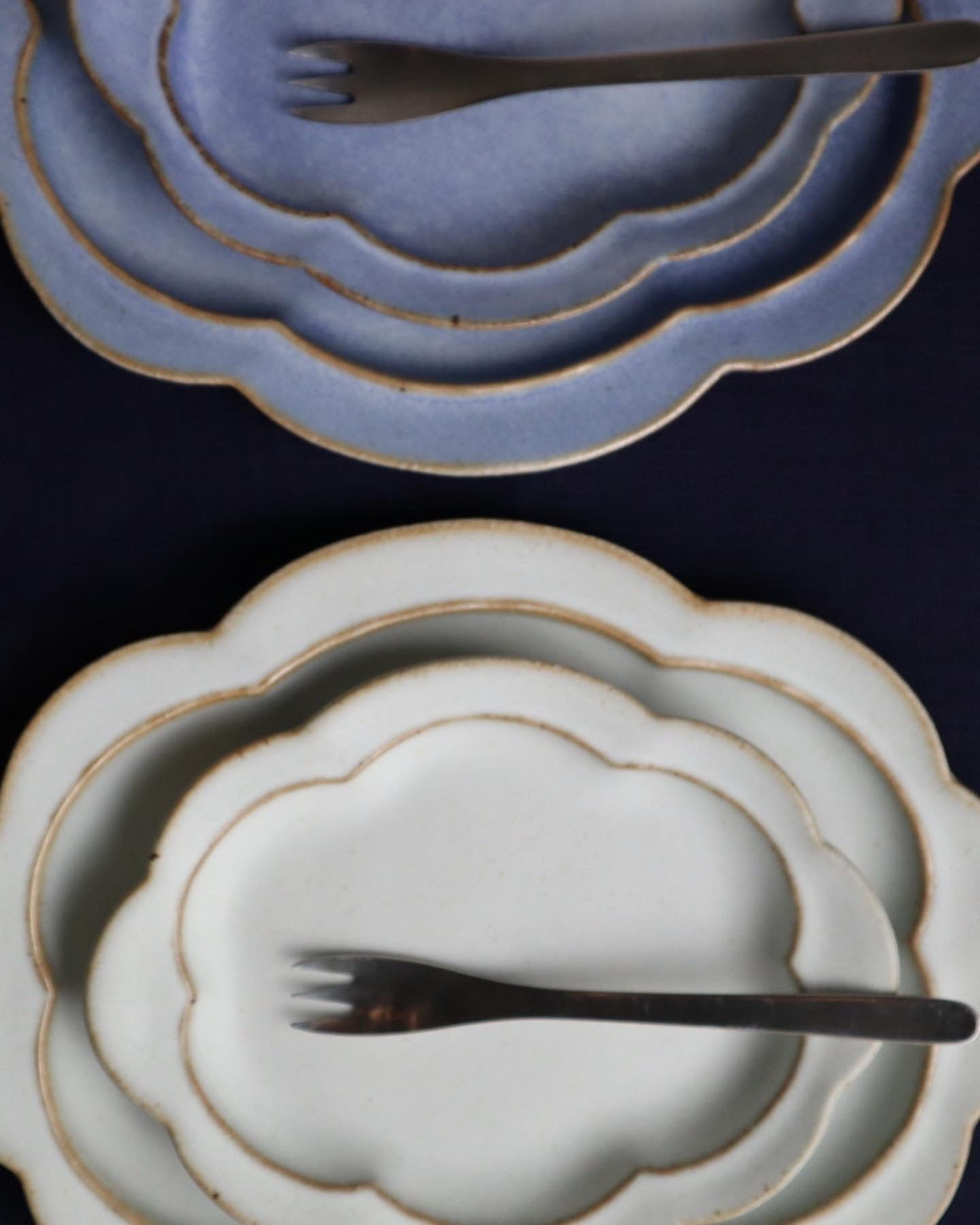 Flower Cloud Plate - Norio Nakabayashi Collection