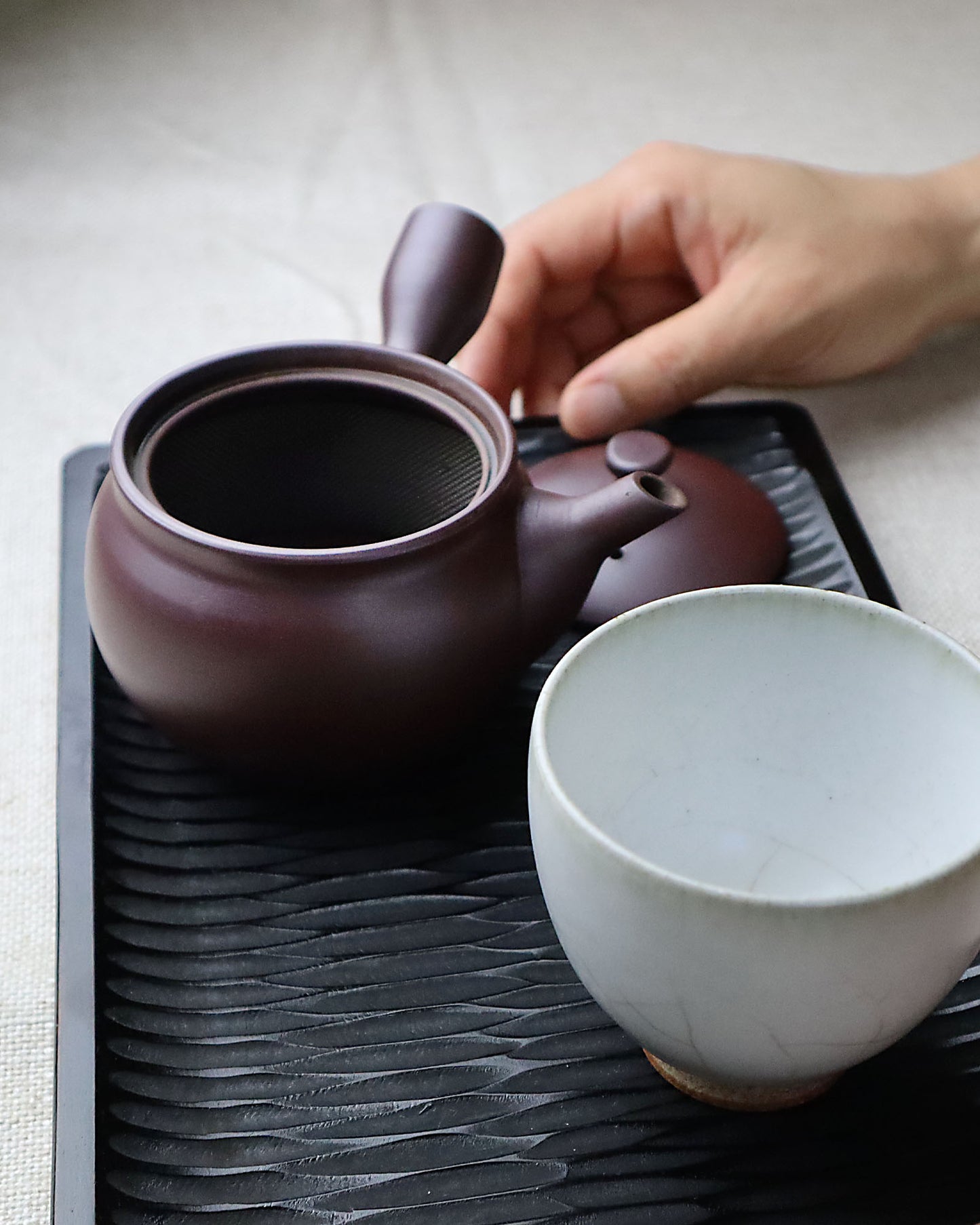 Banko-ware Kyusu Teapot