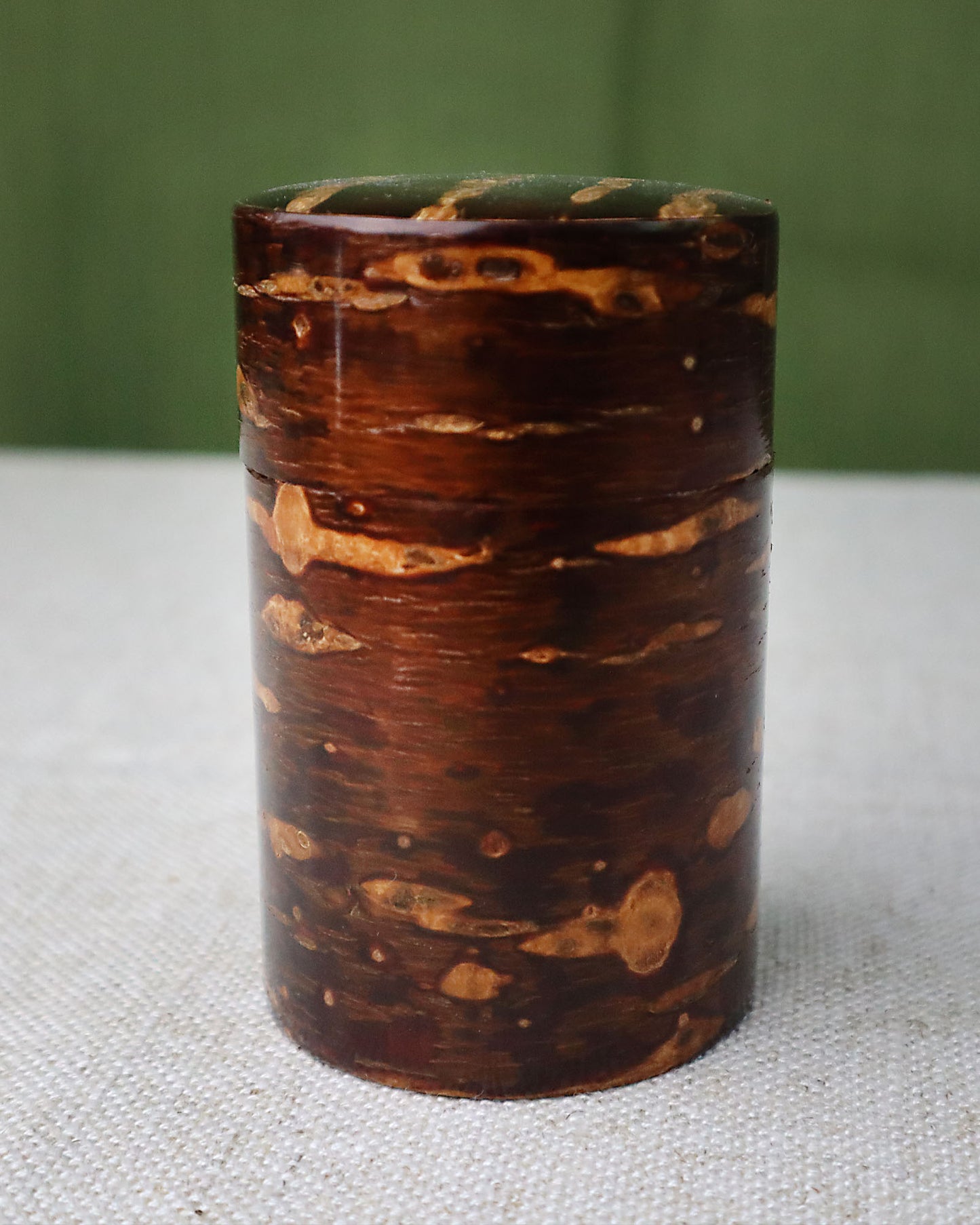 Cherry Bark Tea Caddy - Tall