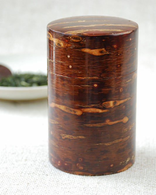 Cherry Bark Tea Caddy - Tall