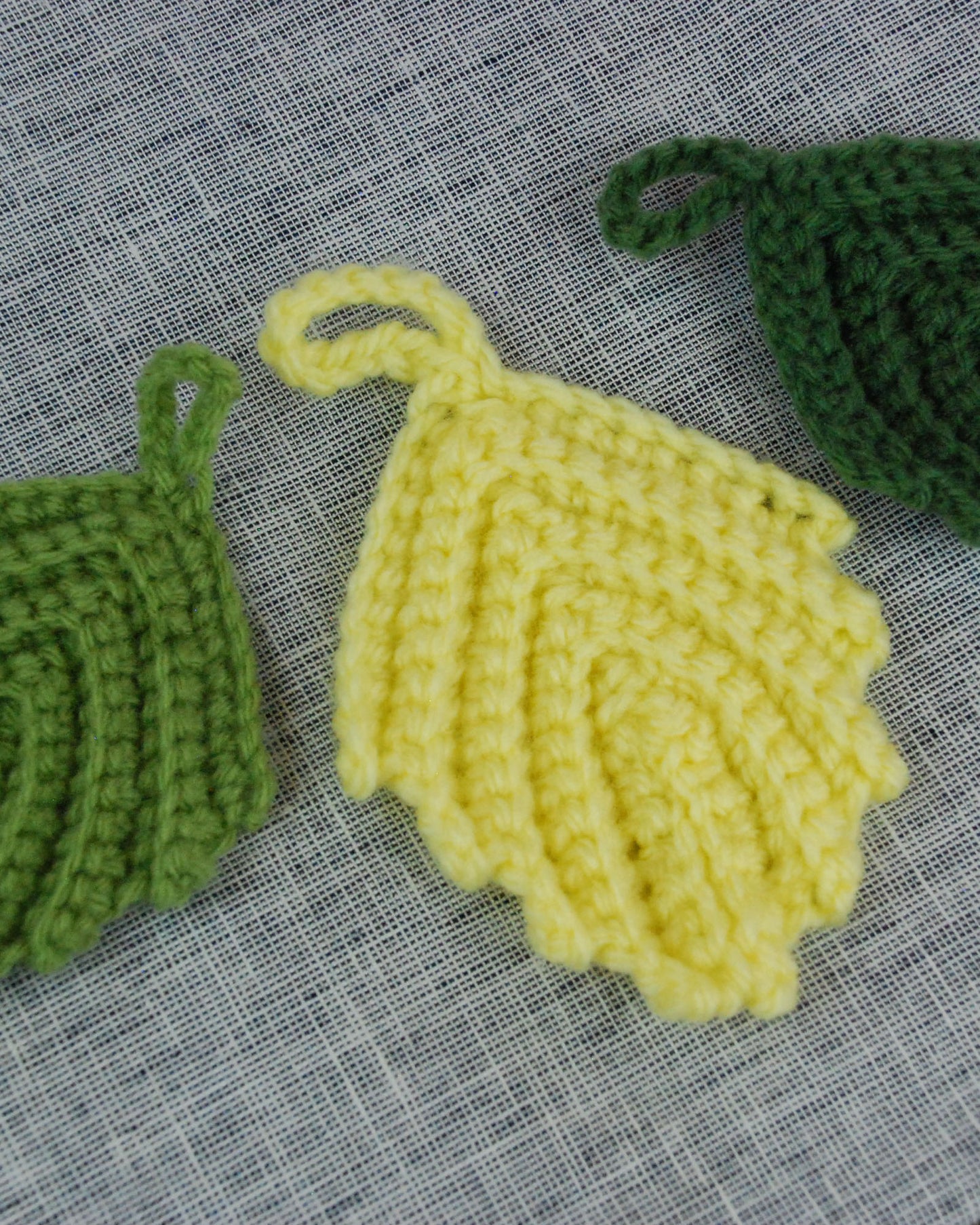 Crocheted Tea Leaf Sponge