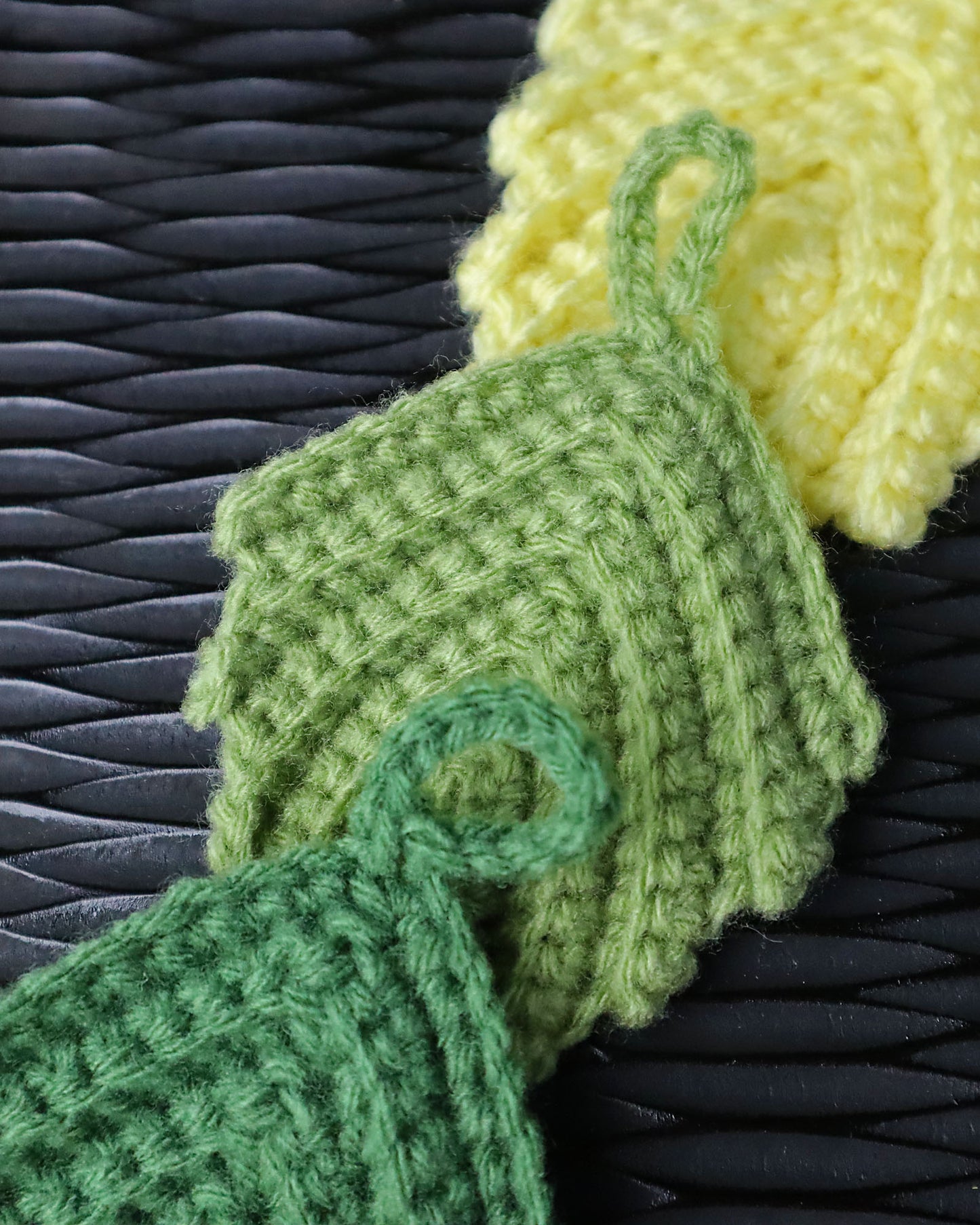 Crocheted Tea Leaf Sponge