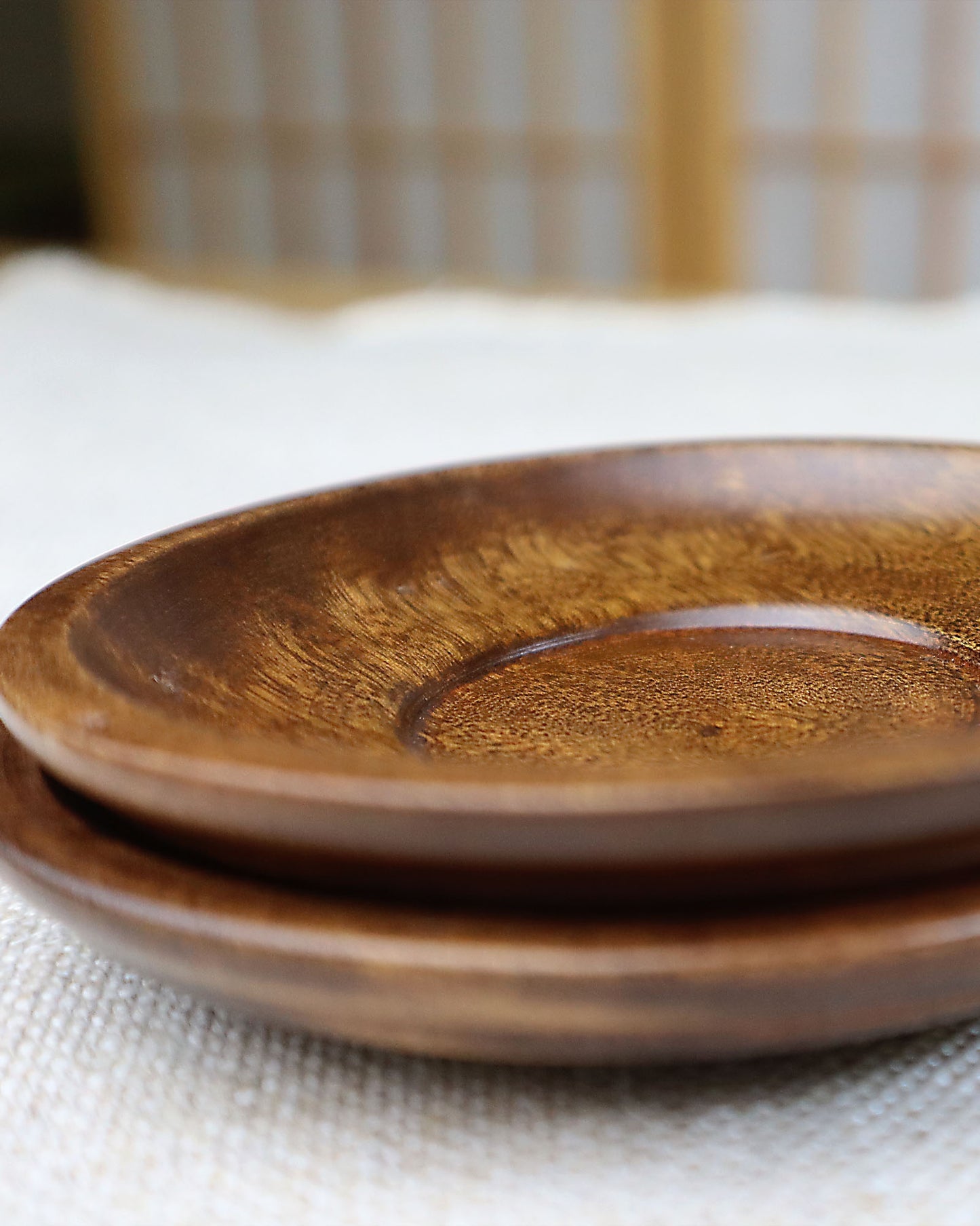 Traditional Wood Tea Coaster