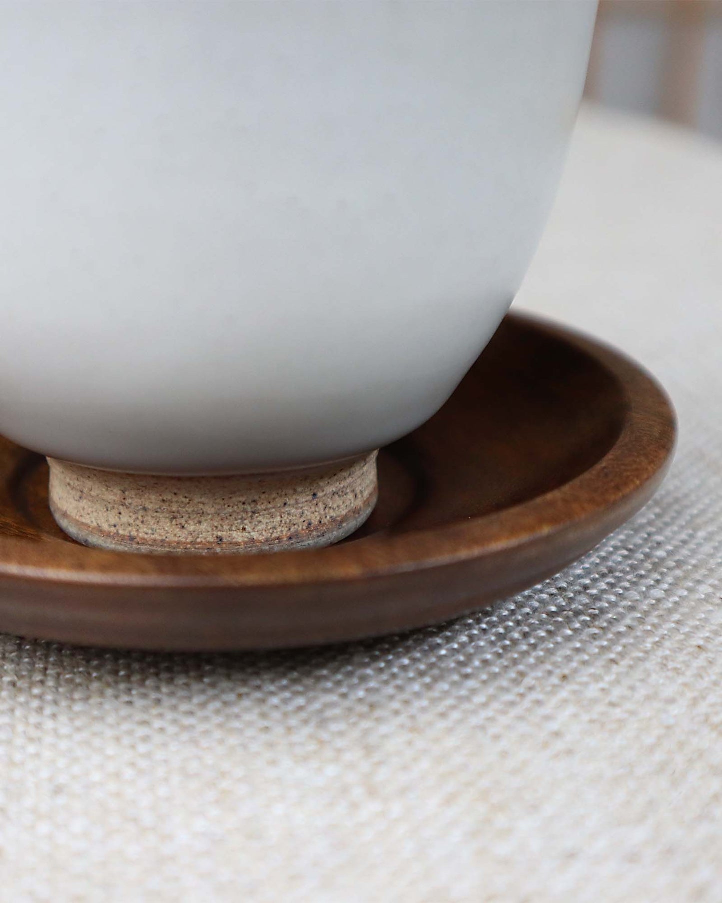 Traditional Wood Tea Coaster