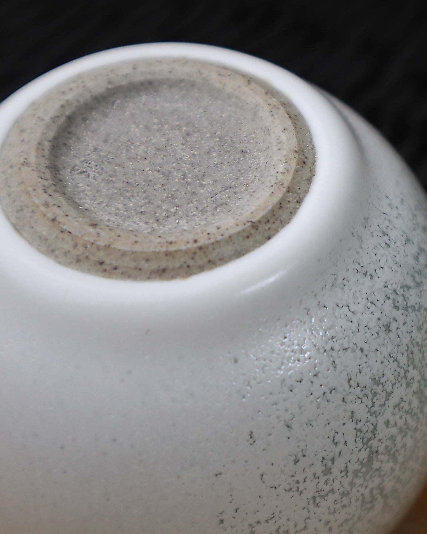 Zansetsu "Remaining Snow" Teabowl - Crystal