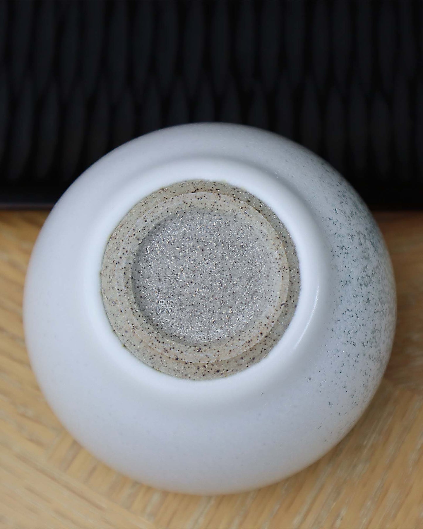 Zansetsu "Remaining Snow" Teabowl - Crystal