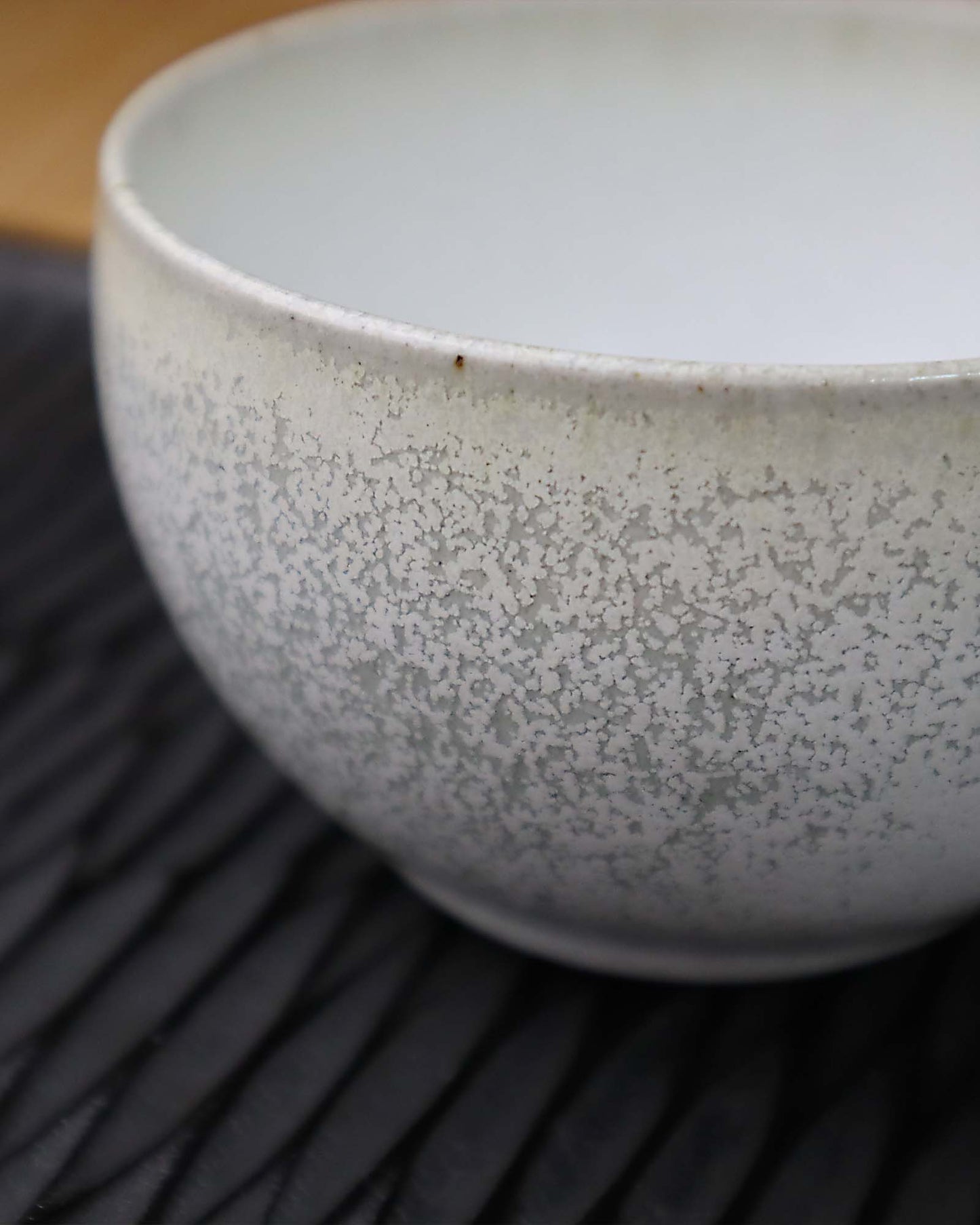 Zansetsu "Remaining Snow" Teabowl - Crystal