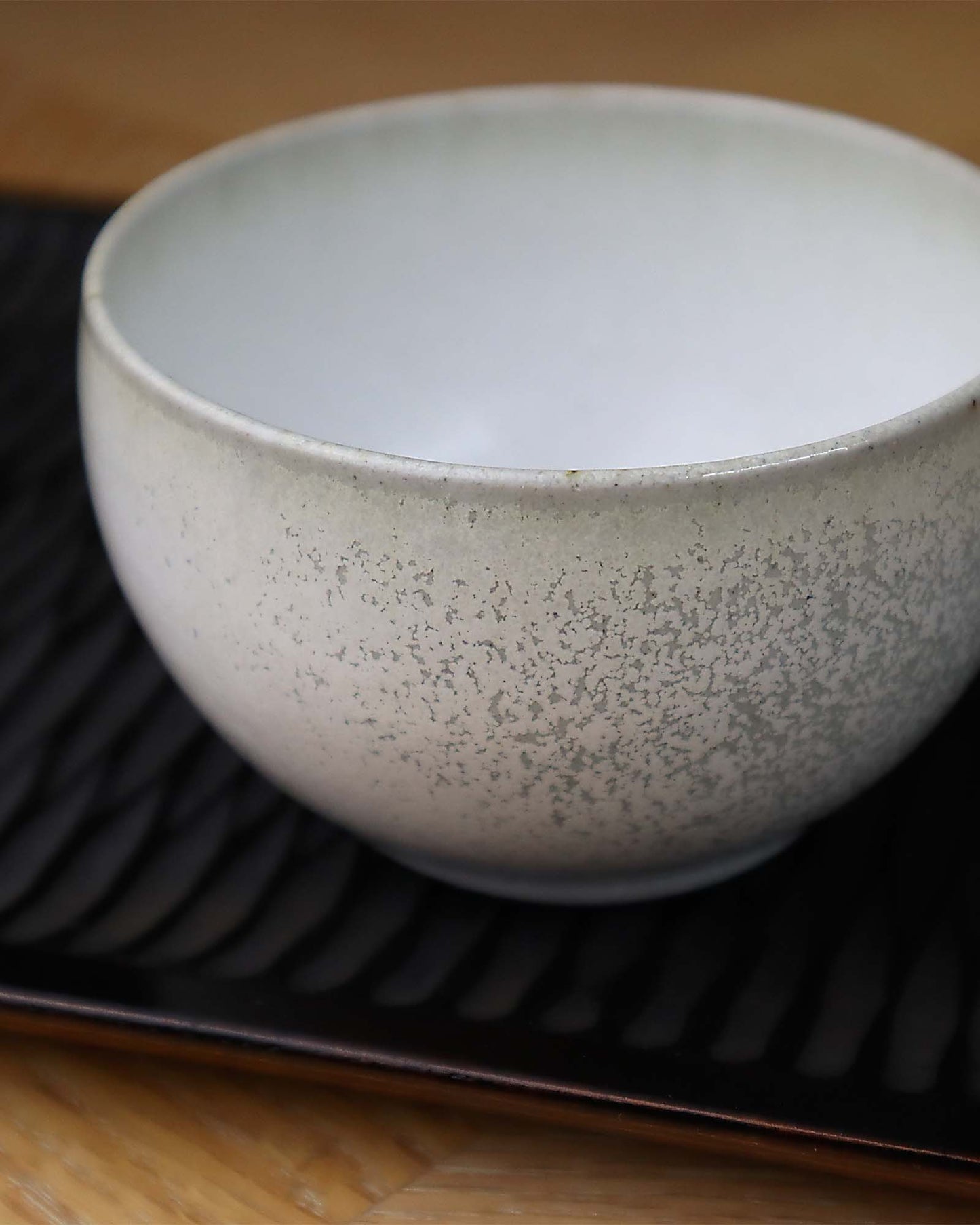 Zansetsu "Remaining Snow" Teabowl - Crystal